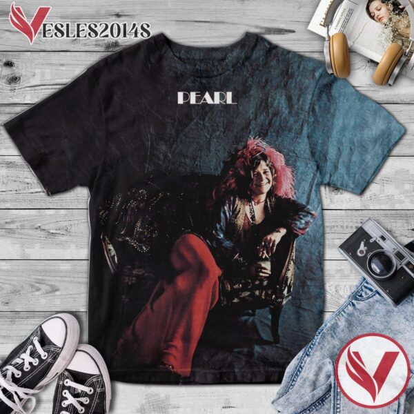 Janis Joplin Pearl Album Cover Shirt, Perfect Gifts For Music Lovers - Vesles2014S
