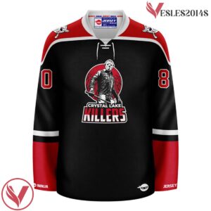 Jason Voorhees Crystal Lake Killers Hockey Jersey - Vesles2014S 2