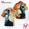 Jason Voorhees VS Michael Myers Face Halloween Casual Beach Full Printing Hawaiian Shirt Vesles2014S