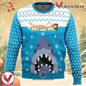 Jaws Ugly Christmas Sweater, Unique Christmas Gift For Fans - Vesles2014S