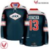 Jax Beer Primary Ocean Blue Hockey Jersey - Vesles2014S