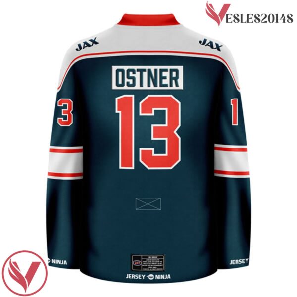 Jax Beer Primary Ocean Blue Hockey Jersey - Vesles2014S 3