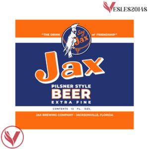 Jax Beer Throwback White Hockey Jersey - Vesles2014S 4