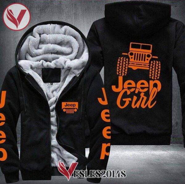 Jeep Girl Fleece Hoodie Jacket, Unique Gifts For Car Lovers - Vesles2014S 1