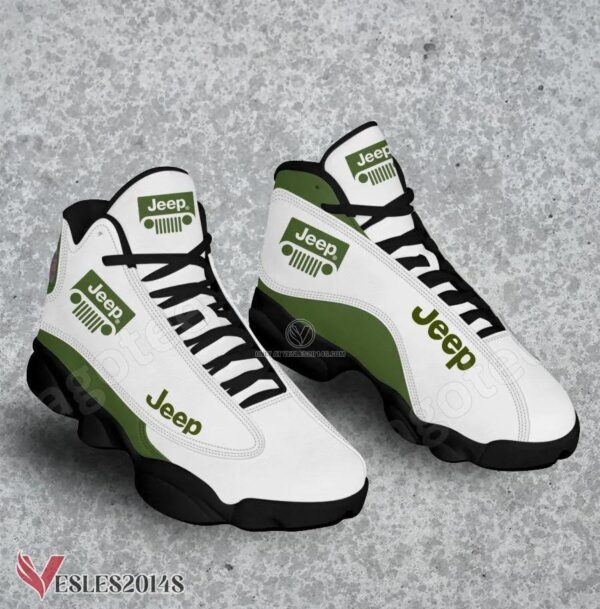 Jeep Logo Air Jordan 13 Shoes, Best Sneaker Gifts For Fans - Vesles2014s 1