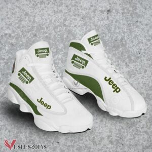 Jeep Logo Air Jordan 13 Shoes, Best Sneaker Gifts For Fans - Vesles2014s