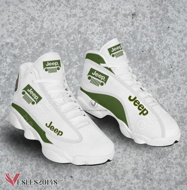 Jeep Logo Air Jordan 13 Shoes, Best Sneaker Gifts For Fans - Vesles2014s