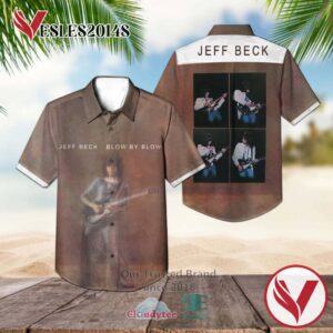 Jeff Beck Blow by Blow Hawaiian Casual Shirt, Best Gifts For Summer Vesles2014S 1