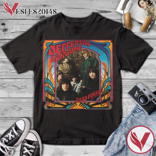 Jefferson Airplane 2400 Fulton Street Album Cover Shirt, Perfect Gifts For Music Lovers - Vesles2014S