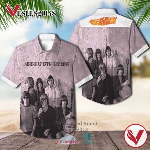 Jefferson Airplane Surrealistic Pillow 1967 Album Hawaiian Shirt, Best Gift For Music Lovers Vesles2014S