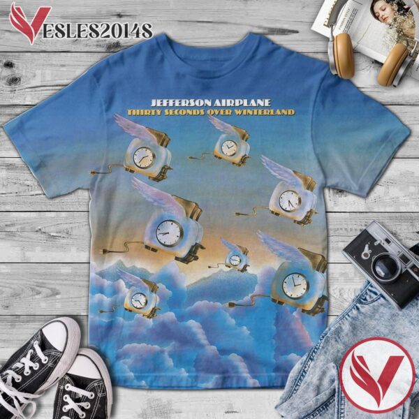 Jefferson Airplane Thirty Seconds Over Winterland Album Cover Shirt, Perfect Gifts For Music Lovers - Vesles2014S