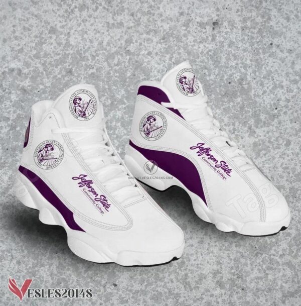 Jefferson State Community College Logo Air Jordan 13 Shoes, Best Sneaker Gifts For Fans - Vesles2014s