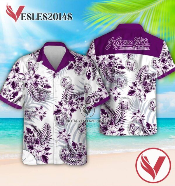 Jefferson State Community College Logo Hawaiian Shirt, Perfect Gifts Idea In Holiday - Vesles2014S 1