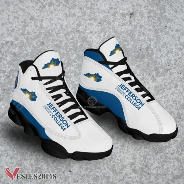 Jefferson Technical College Logo Air Jordan 13 Shoes, Best Sneaker Gifts For Fans - Vesles2014s