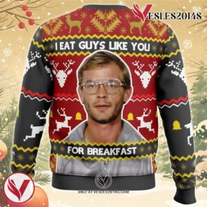 Jeffrey Dahmer Ugly Christmas Sweater, Unique Christmas Gift For Fans - Vesles2014S 1