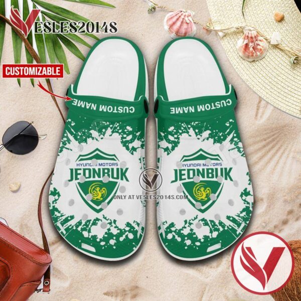 Jeonbuk Hyundai Motors Logo Custom Crocs Shoes For Men And Women, Unique Clogs Shoes For Fans - Vesles2014S 1