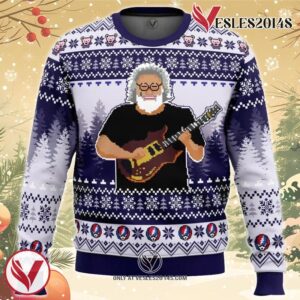 Jerry Garcia Grateful Dead Ugly Christmas Sweater, Unique Christmas Gift For Fans - Vesles2014S