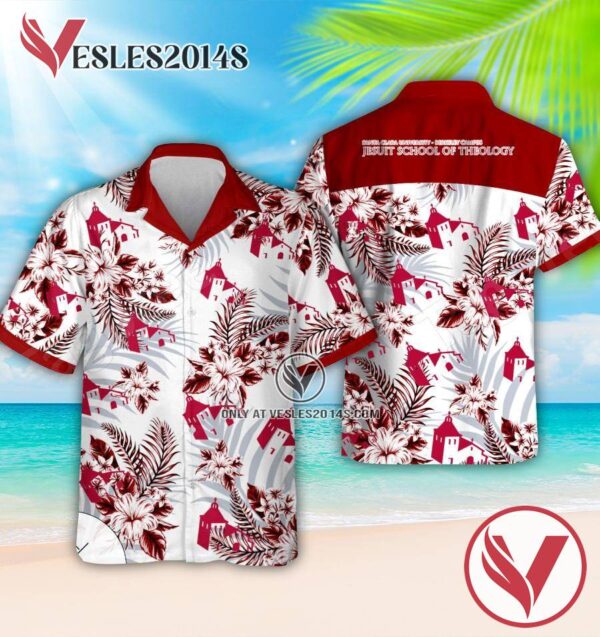 Jesuit School of Theology of Santa Clara University Logo Hawaiian Shirt, Perfect Gifts Idea In Holiday - Vesles2014S 1