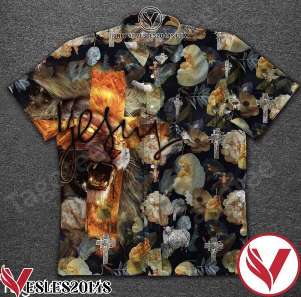 Jesus Caring For A Baby Hawaiian Shirt, Unique Gifts For Friends - Vesles2014S 1