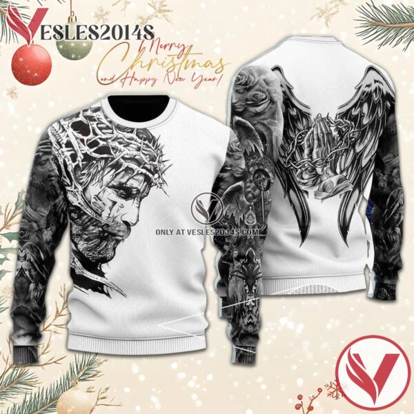 Jesus Christ Sun Of The God Sweater, Unique Winter Outfits For Fans - Vesles2014S  1