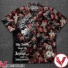 Jesus Flower My Daddy Taught Me About Jesus And Pass Interference Hawaiian Shirt, Unique Gifts For Friends - Vesles2014S 1