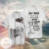 Jesus God Way Maker Miracle Worker Promise Keeper Light In The Darkness My God Graphic Print Short Sleeve Hawaiian Casual Shirt Vesles2014S