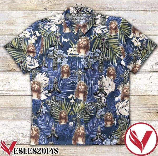 Jesus Is My Savior Tropical Hawaiian Shirt, Unique Gifts For Friends - Vesles2014S 1