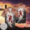 Jesus Leads Me Where My faith is Without Borders And Will Be Made Stronger For Men And Women Graphic Print Short Sleeve Hawaiian Casual Shirt Vesles2014S