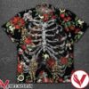 Jesus Veteran Rib Cage Red Rose Hawaiian Shirt, Unique Gifts For Friends - Vesles2014S 1