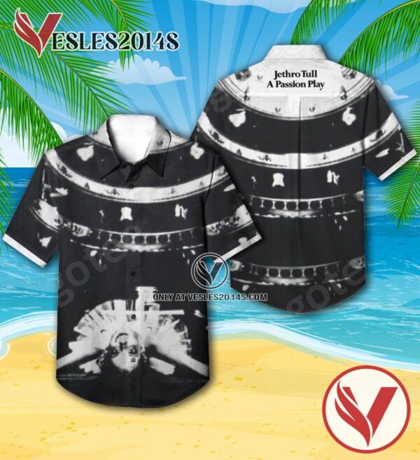 Jethro Tull A Passion Play Album Cover Style 2 Hawaiian Shirt, Unique Gifts For Music Lovers - Vesles2014S