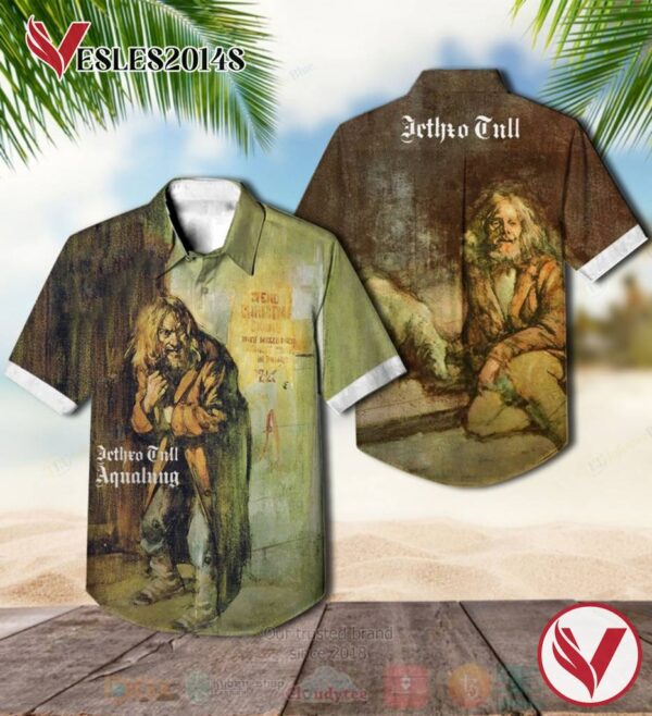 Jethro Tull Aqualung Album Hawaiian Shirt, Best Gift For Music Lovers Vesles2014S