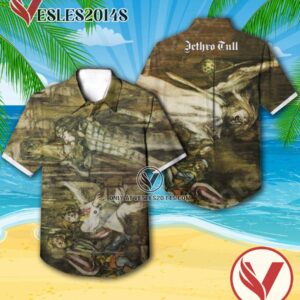 Jethro Tull Aqualung Album Hawaiian Shirt, Unique Gifts For Music Lovers - Vesles2014S