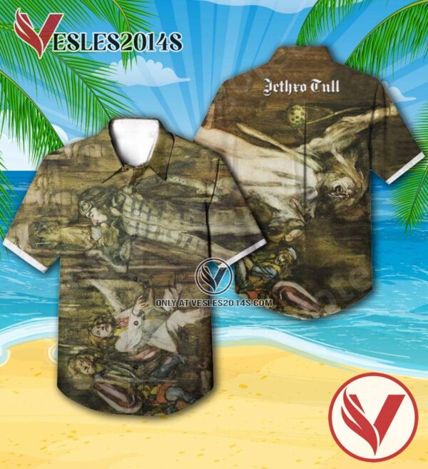 Jethro Tull Aqualung Album Hawaiian Shirt, Unique Gifts For Music Lovers - Vesles2014S