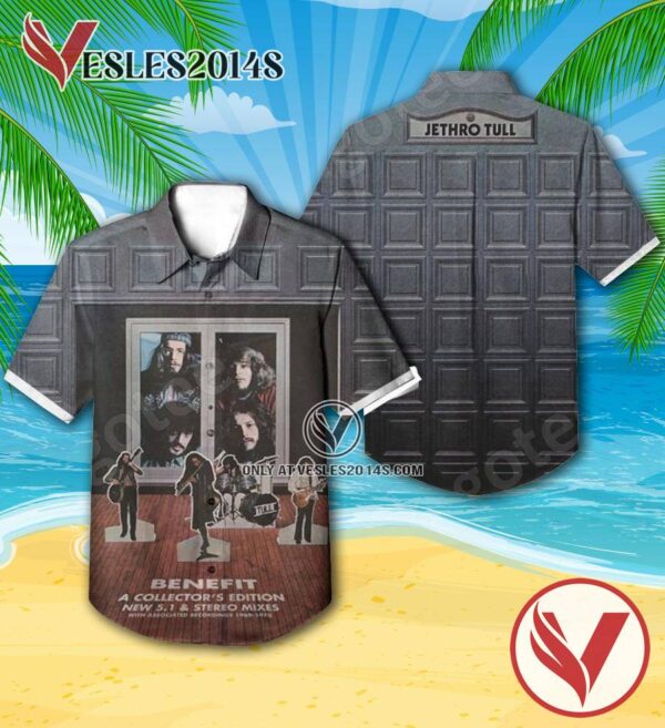 Jethro Tull Benefit Album Cover Style 2 Hawaiian Shirt, Unique Gifts For Music Lovers - Vesles2014S
