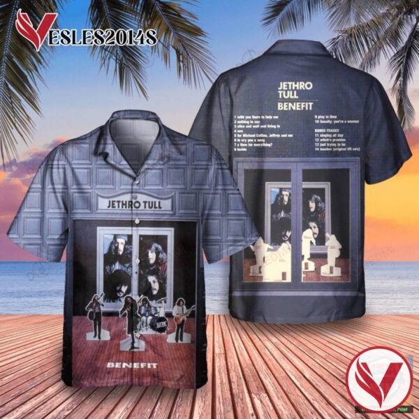 Jethro Tull Benefit Album Hawaiian Shirt , Best Gift For Music Lovers Vesles2014S