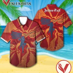 Jethro Tull Living In The Past Album Hawaiian Shirt, Unique Gifts For Music Lovers - Vesles2014S