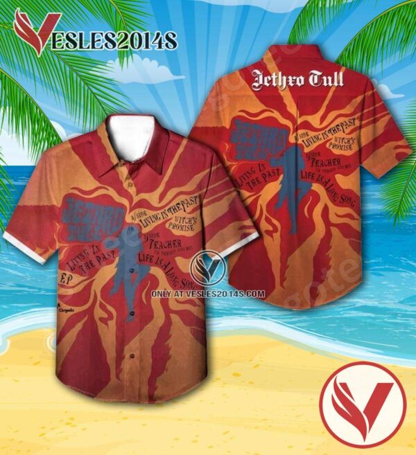 Jethro Tull Living In The Past Album Hawaiian Shirt, Unique Gifts For Music Lovers - Vesles2014S