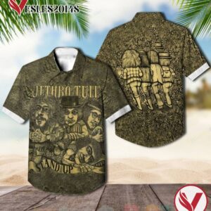 Jethro Tull Stand Up Album Hawaiian Shirt, Best Gift For Music Lovers Vesles2014S