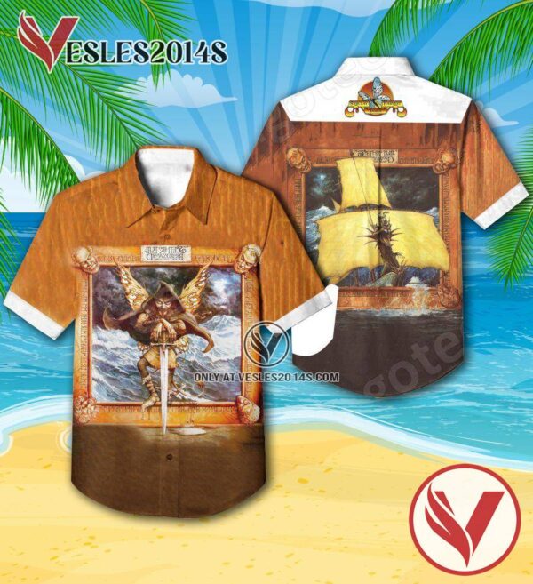 Jethro Tull The Broadsword And The Beast Album Cover Hawaiian Shirt, Unique Gifts For Music Lovers - Vesles2014S