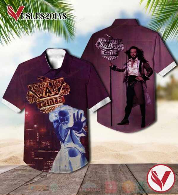 Jethro Tull War Child Album Hawaiian Shirt, Best Gift For Music Lovers Vesles2014S