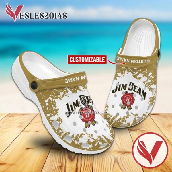 Jim Beam Logo Crocs Shoes For Men And Women, Unique Clogs Shoes For Fans - Vesles2014S