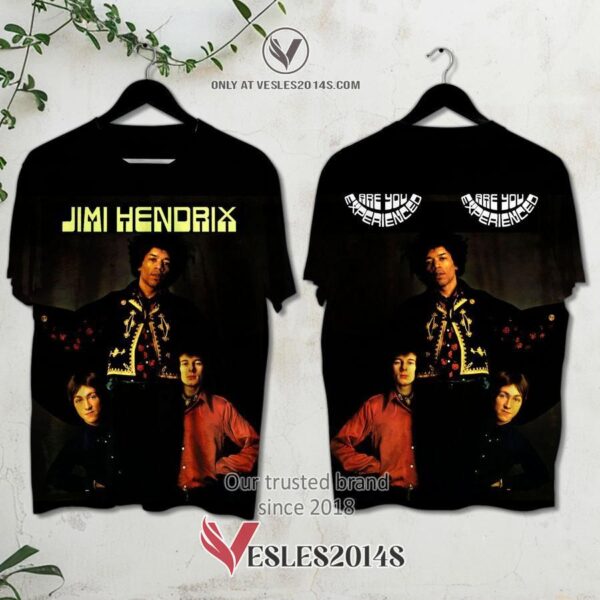 Jimi Hendrix-Are You Experienced Album 3D Shirt, Unique Gifts For Music Lovers - Vesles2014S