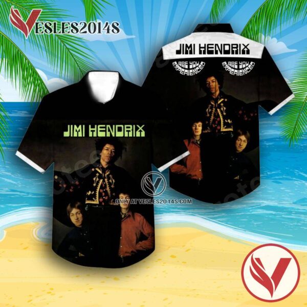 Jimi Hendrix Are You Experienced Album Cover Black Hawaiian Shirt, Unique Gifts For Music Lovers - Vesles2014S