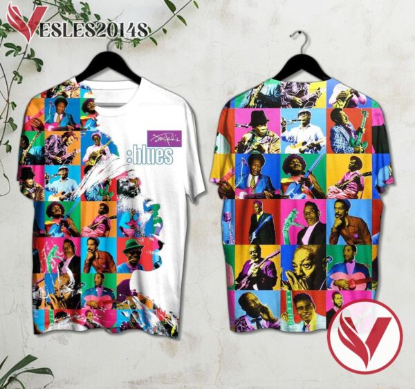 Jimi Hendrix Blues Album Cover Shirt, Perfect Gifts For Music Lovers - Vesles2014S