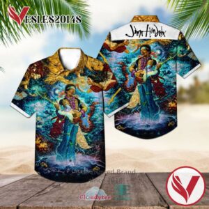 Jimi Hendrix Lover Man Hawaiian Casual Shirt, Best Gifts For Summer Vesles2014S