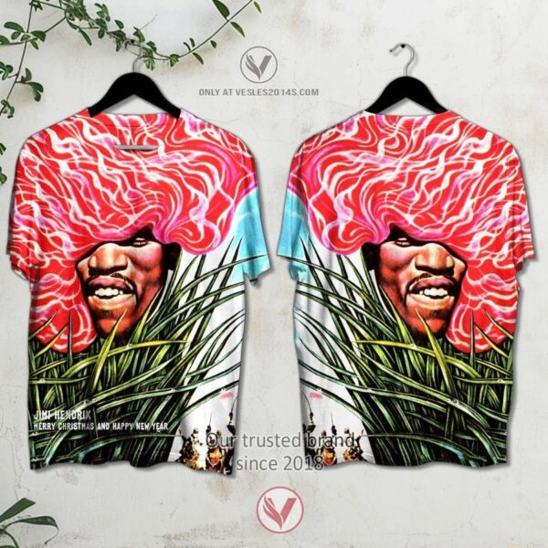 Jimi Hendrix Merry Christmas and Happy New Year Album 3D Shirt – LIMITED EDITION