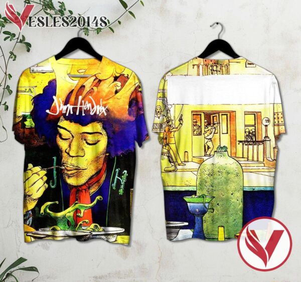 Jimi Hendrix Voodoo Soup Album Cover Shirt, Perfect Gifts For Music Lovers - Vesles2014S