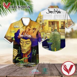 Jimi Hendrix Voodoo Soup Hawaiian Casual Shirt, Best Gifts For Summer Vesles2014S