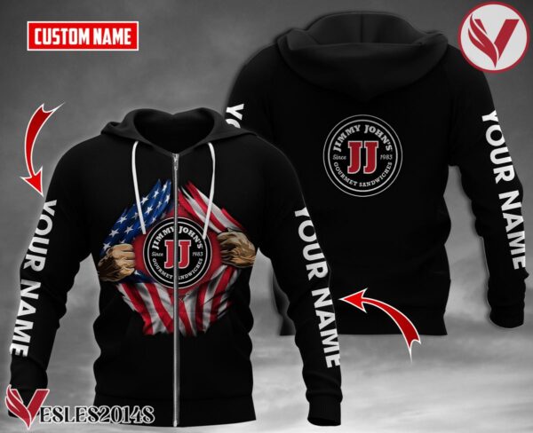 Jimmy John's Uniform Custom Hoodie Style 2 - Vesles2014S 1