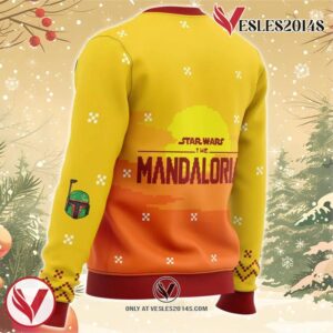 Jingle All The Way Mandalorian Ugly Christmas Sweater, Unique Christmas Gift For Fans - Vesles2014S 2